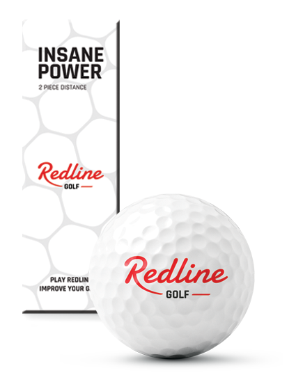 Insane Power van Redline Golf betaalbare golfbal