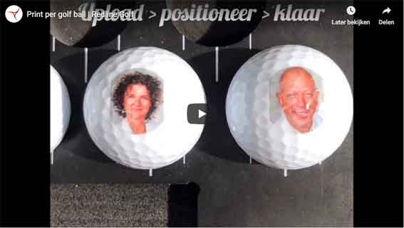 dief bloeden Kostuums Golfballen bedrukken vanaf 3 stuks en € 1,95 per bal | Redline Golf