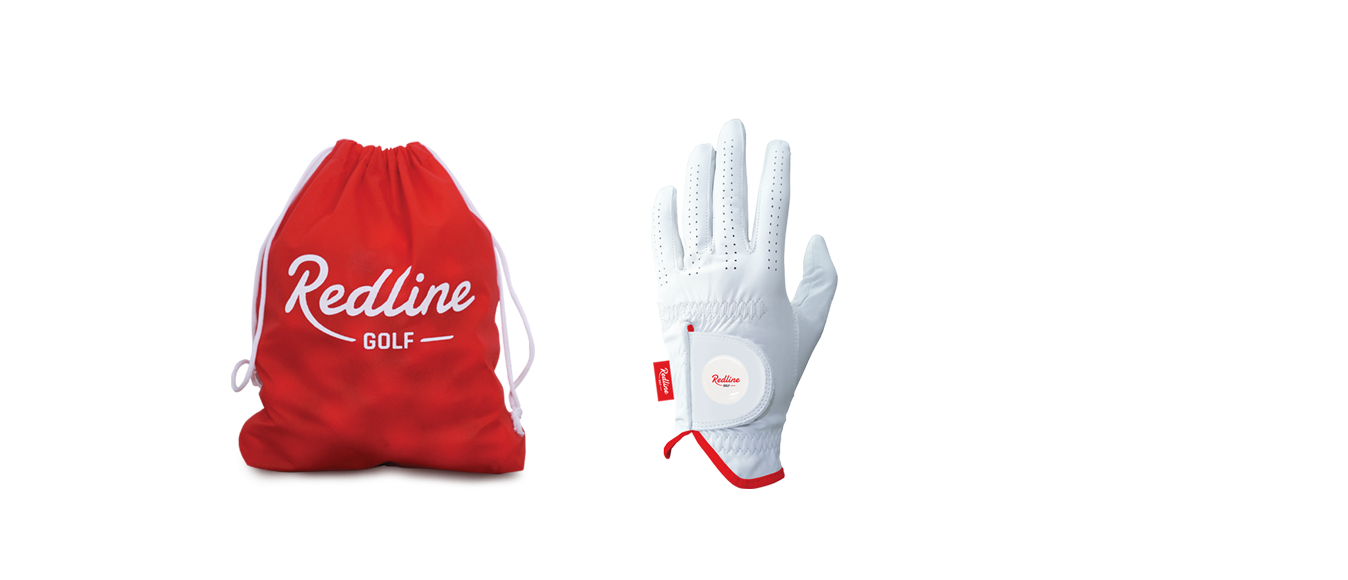 gratis golfhandschoen bij 5 dozijn Redline golfballen