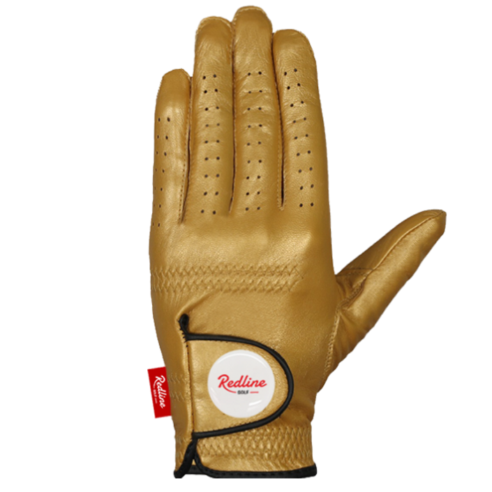 gouden golf handschoen